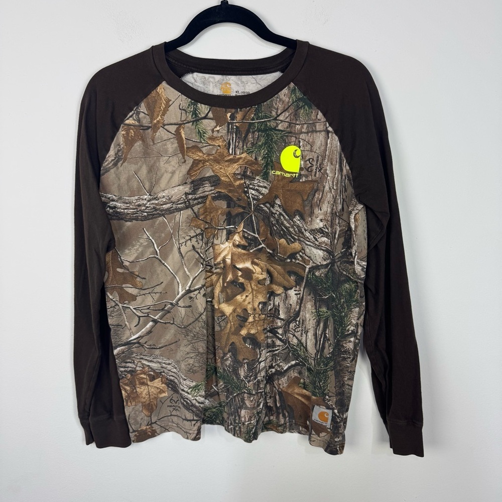 Carhartt long sleeve camo hunting shirt